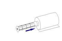 穿入碳帶芯軸